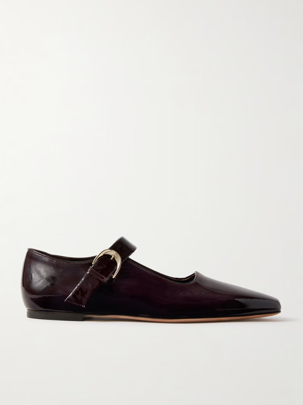 Emme Parsons patent-leather Mary Jane ballet flats size 37 NWT